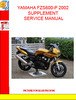 Thumbnail YAMAHA FZS600-P 2002 SUPPLEMENT SERVICE MANUAL