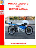 Thumbnail YAMAHA TZ125G1-G 1995 SERVICE MANUAL