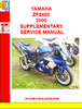 Thumbnail YAMAHA ZFS600 2000 SUPPLEMENTARY SERVICE MANUAL