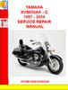 Thumbnail YAMAHA XVS650AK - C 1997 - 2004 SERVICE REPAIR MANUAL