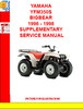 Thumbnail YAMAHA YFM350S BIGBEAR 1996 - 1998 SUPPLEMENTARY SERVICE MAN Thumbnail YAMAHA YFM350S BIGBEAR 1996 - 1998 SUPPLEMENTARY SERVICE MAN