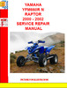 Thumbnail YAMAHA YFM660R N RAPTOR 2000 - 2002 SERVICE REPAIR MANUAL Thumbnail YAMAHA YFM660R N RAPTOR 2000 - 2002 SERVICE REPAIR MANUAL