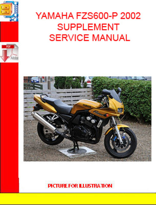Product picture YAMAHA FZS600-P 2002 SUPPLEMENT SERVICE MANUAL