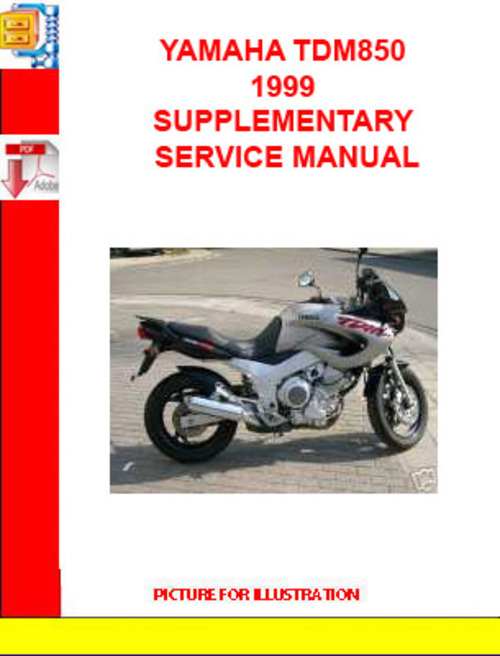 Product picture YAMAHA TDM850 1999 SUPPLEMENTARY SERVICE MANUAL