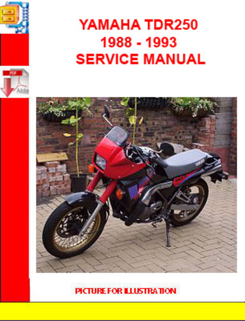 Product picture YAMAHA TDR250 1988 - 1993 SERVICE MANUAL