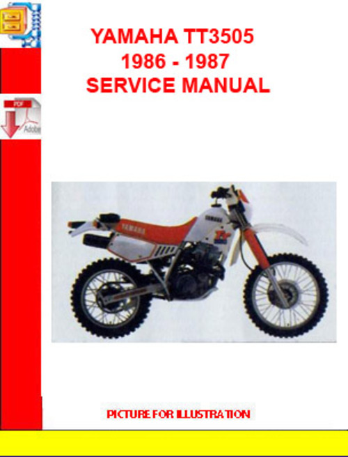 Product picture YAMAHA TT3505  1986 - 1987 SERVICE MANUAL