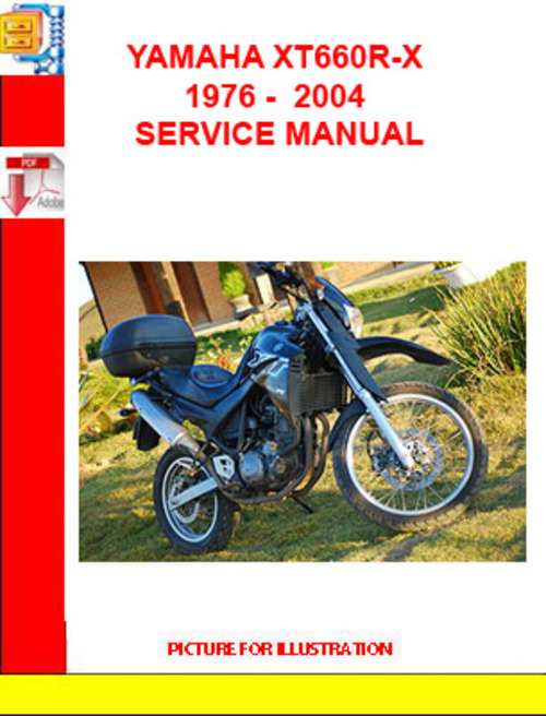 Product picture YAMAHA XT660R-X 1976 -  2004 SERVICE MANUAL