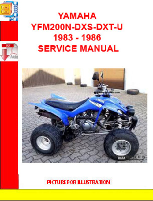 Product picture YAMAHA YFM200N-DXS-DXT-U 1983 - 1986 SERVICE MANUAL
