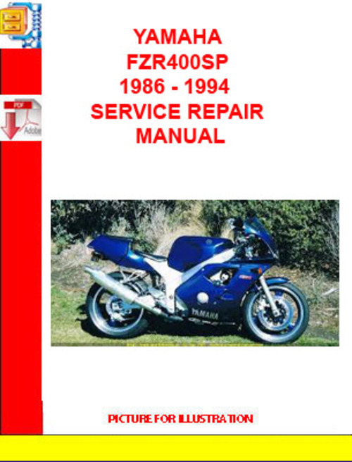 Product picture YAMAHA FZR400SP 1986 - 1994  SERVICE REPAIR MANUAL