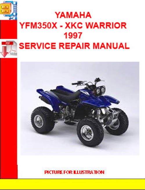 Product picture YAMAHA YFM350X - XKC WARRIOR 1997 SERVICE REPAIR MANUAL