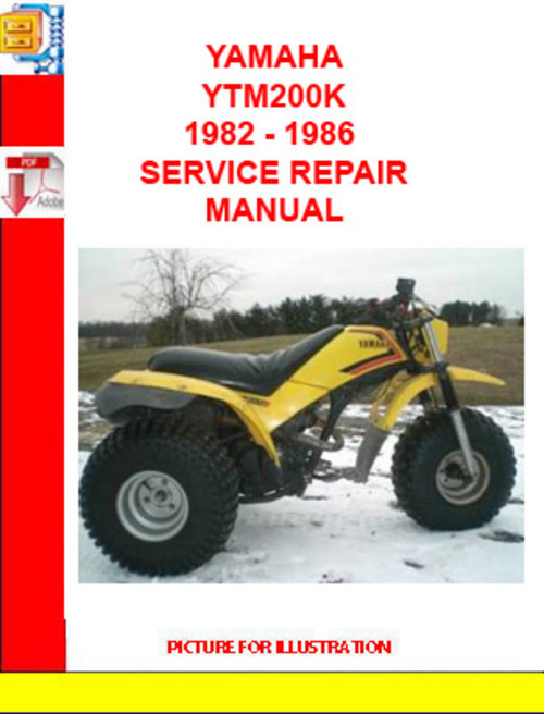 Product picture YAMAHA YTM200K 1982 - 1986  SERVICE REPAIR MANUAL 