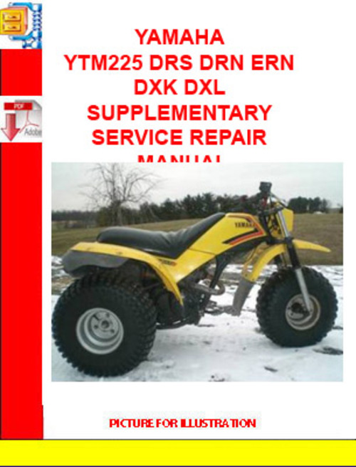 Product picture YAMAHA YTM225 DRS DRN ERN DXK DXL SUPPLEMENTARY SERVICE REPA