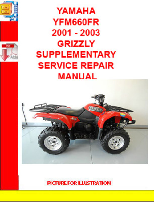 Product picture YAMAHA YFM660FR 2001 - 2003 GRIZZLY SUPPLEMENTARY SERVICE RE